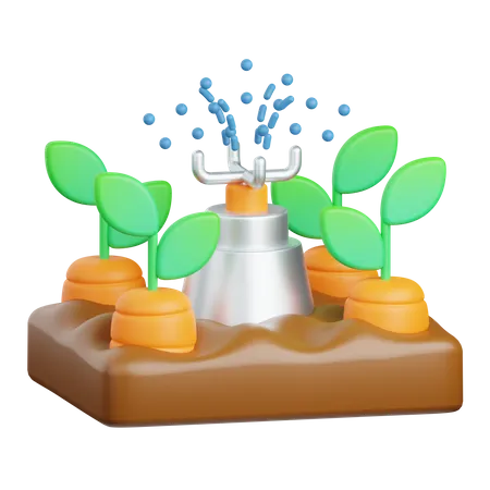 Irrigation  3D Icon