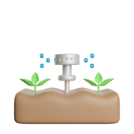 Irrigation goutte à goutte  3D Icon