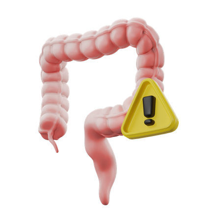 과민성 대장 증후군  3D Icon