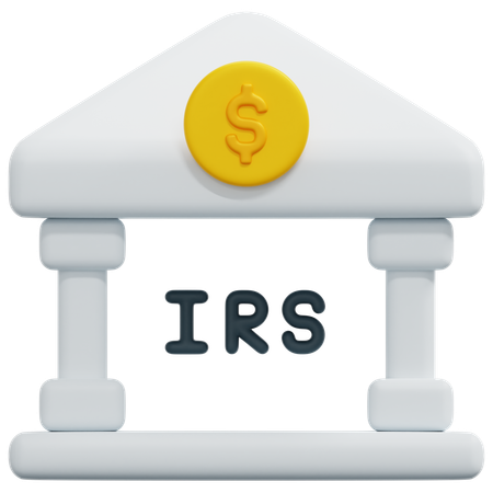Edifício irs  3D Icon
