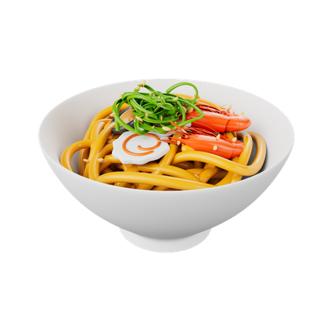 Ise Udon Noodles  3D Icon