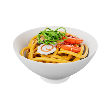 Ise-Udon-Nudeln  3D Icon