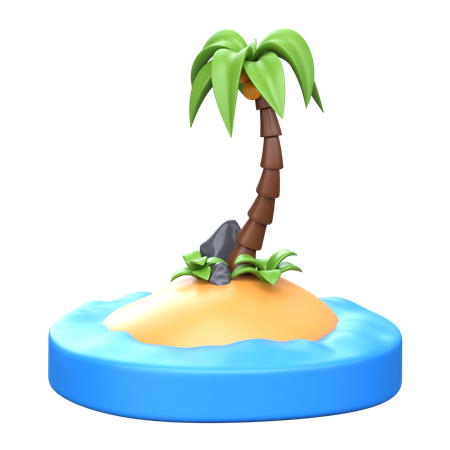 Isla  3D Icon