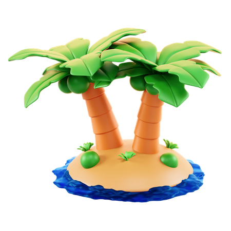 Isla  3D Icon