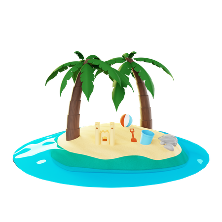 Isla  3D Illustration
