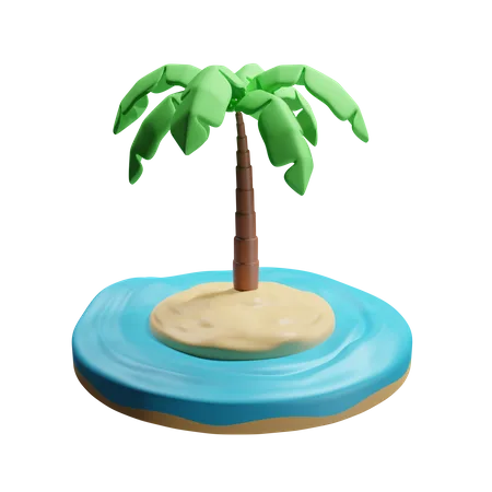 Isla  3D Icon