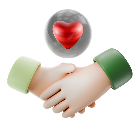 Poignée de main islamique  3D Icon