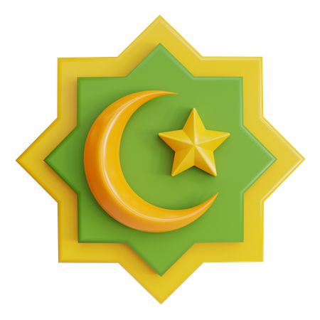 Islam Symbol  3D Icon