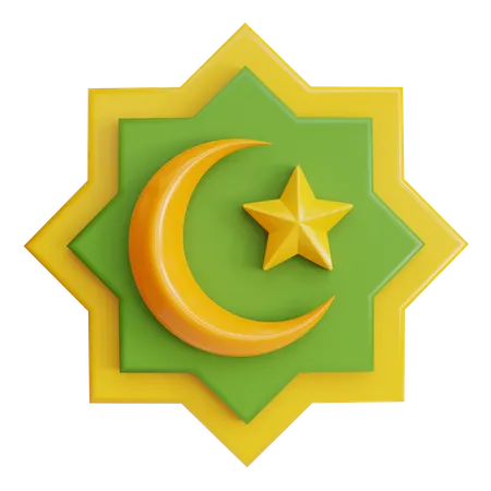 Islam Symbol  3D Icon