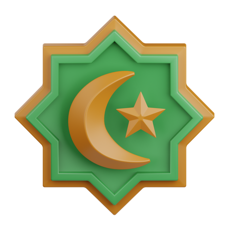 Islam Symbol  3D Icon