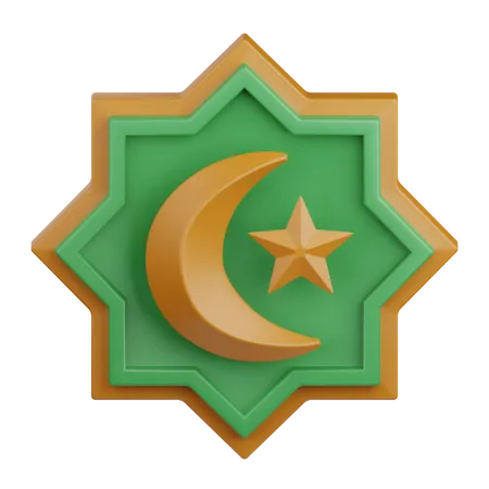 Islam Symbol  3D Icon