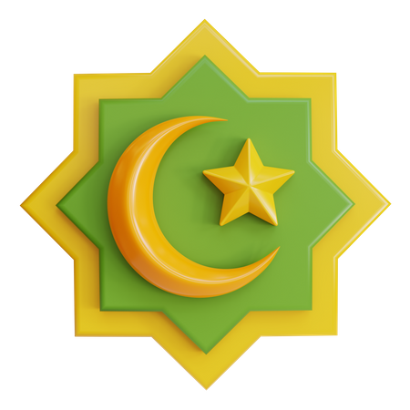 Islam Symbol 3Dアイコン