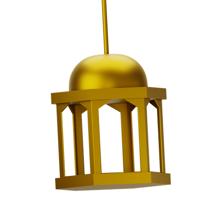 Islamic Arabic Mosque Lantern  3D Icon
