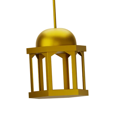 Islamic Arabic Mosque Lantern  3D Icon