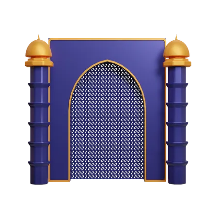 Islamic Arch  3D Icon