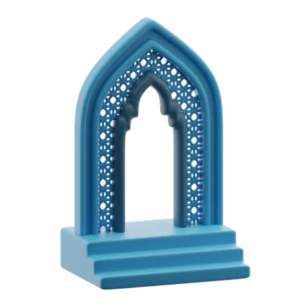 Islamic archway  3D Icon