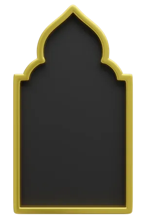 Islamic Backdrop  3D Icon