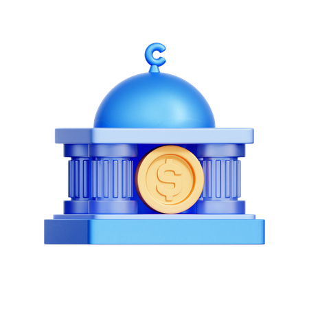 Islamic Bank  3D Icon