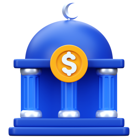 Islamic Bank  3D Icon