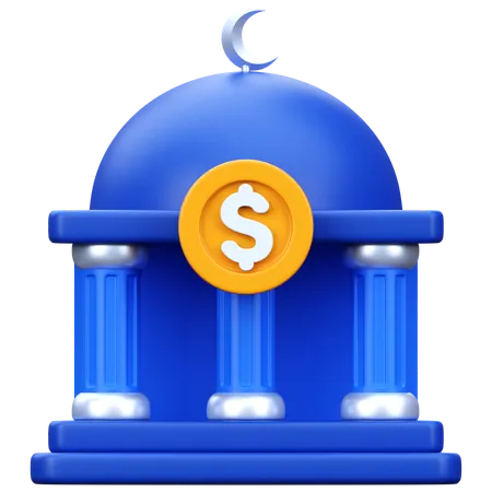 Islamic Bank  3D Icon