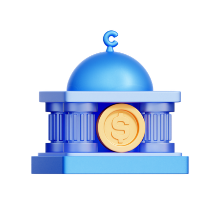 Islamic Bank  3D Icon