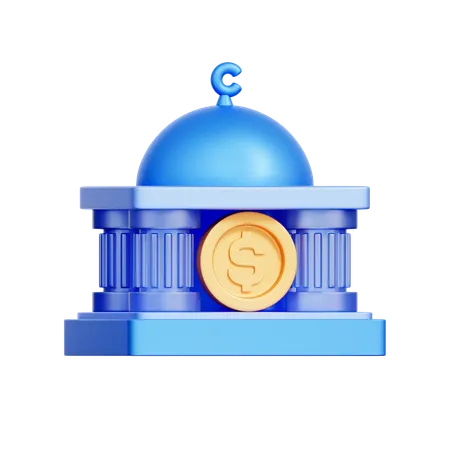 Islamic Bank  3D Icon