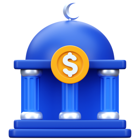 Islamic Bank  3D Icon