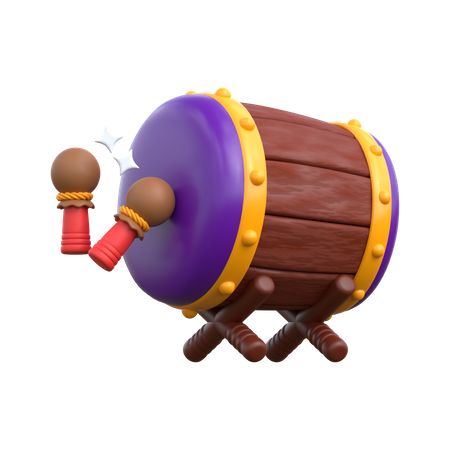 Islamic Bedug 3D Icon