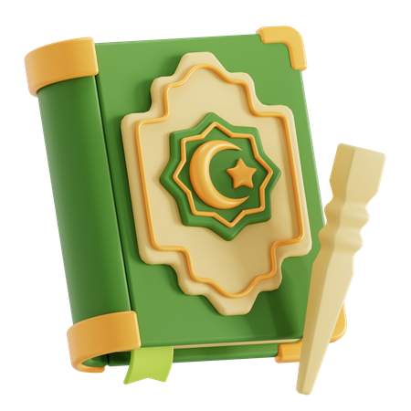 Islamic bible  3D Icon
