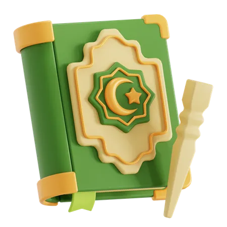 Islamic bible  3D Icon