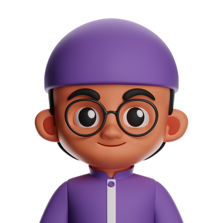 Islamic Boy  3D Icon