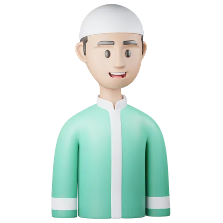 Islamic Boy Hat  3D Icon