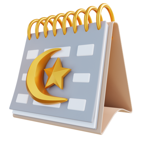 Islamic Calendar  3D Icon