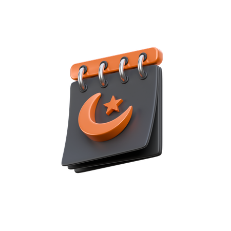 Islamic Calendar  3D Icon