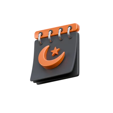 Islamic Calendar  3D Icon