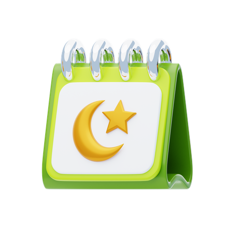 Islamic Calendar  3D Icon