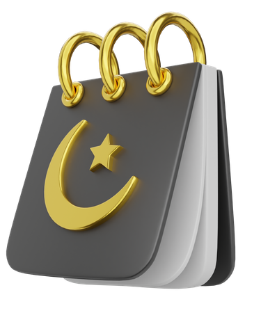 Islamic Calendar  3D Icon