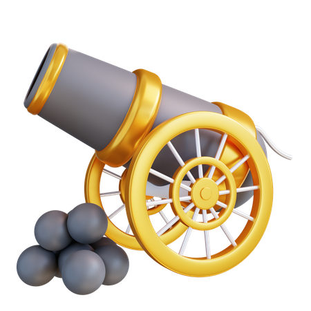 Islamic Cannon  3D Icon