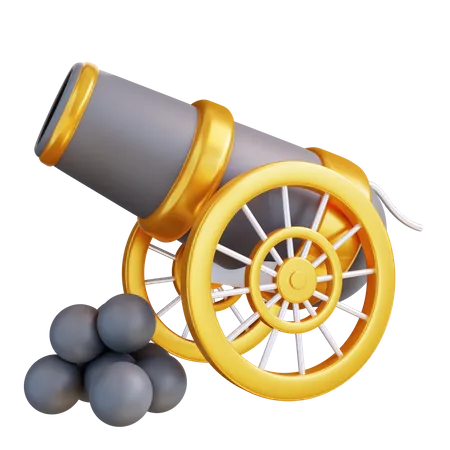 Islamic Cannon  3D Icon