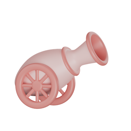 Islamic Cannon  3D Illustration