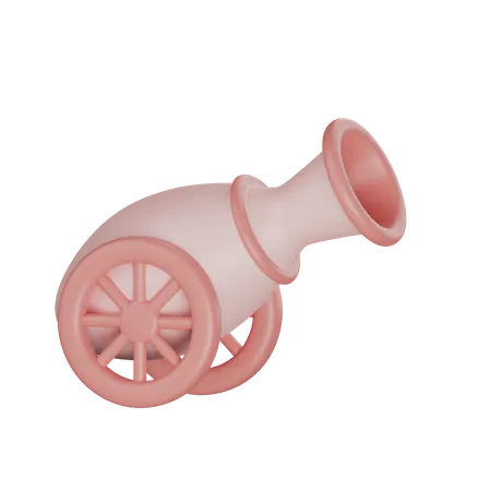 Islamic Cannon  3D Illustration