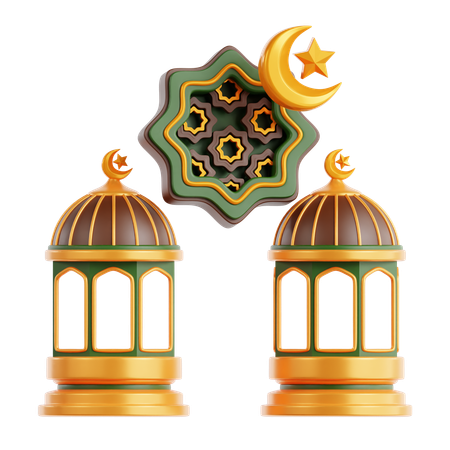 Islamic Decoration  3D Icon