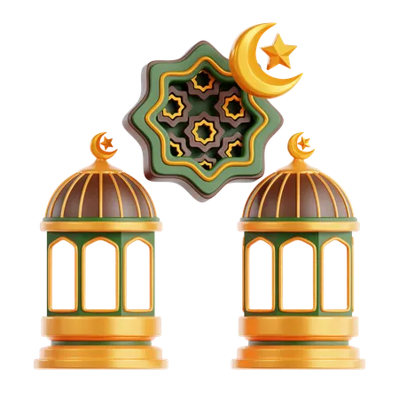 Islamic Decoration  3D Icon