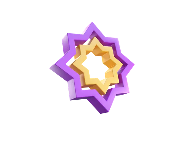 Islamic Decoration  3D Icon