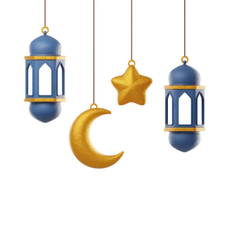 Islamic Decoration  3D Icon