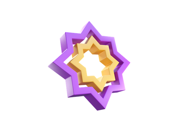 Islamic Decoration  3D Icon