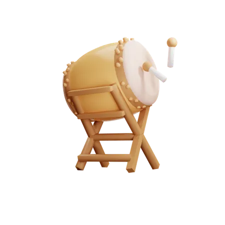 Ramadan Drum 3 D Illustration 3D Icon