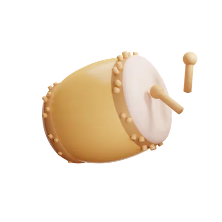 Ramadan Drum 3 D Illustration 3D Icon