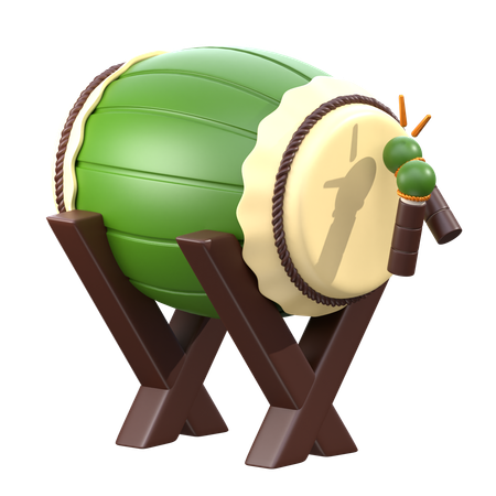 Islamic Drum  3D Icon