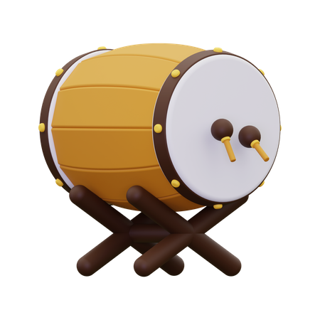 Islamic Drum  3D Icon